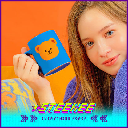 Wiggle Wiggle Colorful Mug Ceramic Cup by Steekee Korea 4411