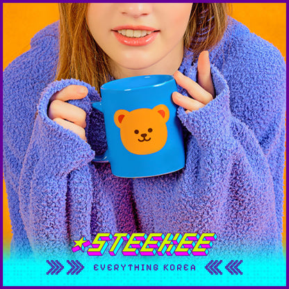 Wiggle Wiggle Colorful Mug Ceramic Cup by Steekee Korea 4411