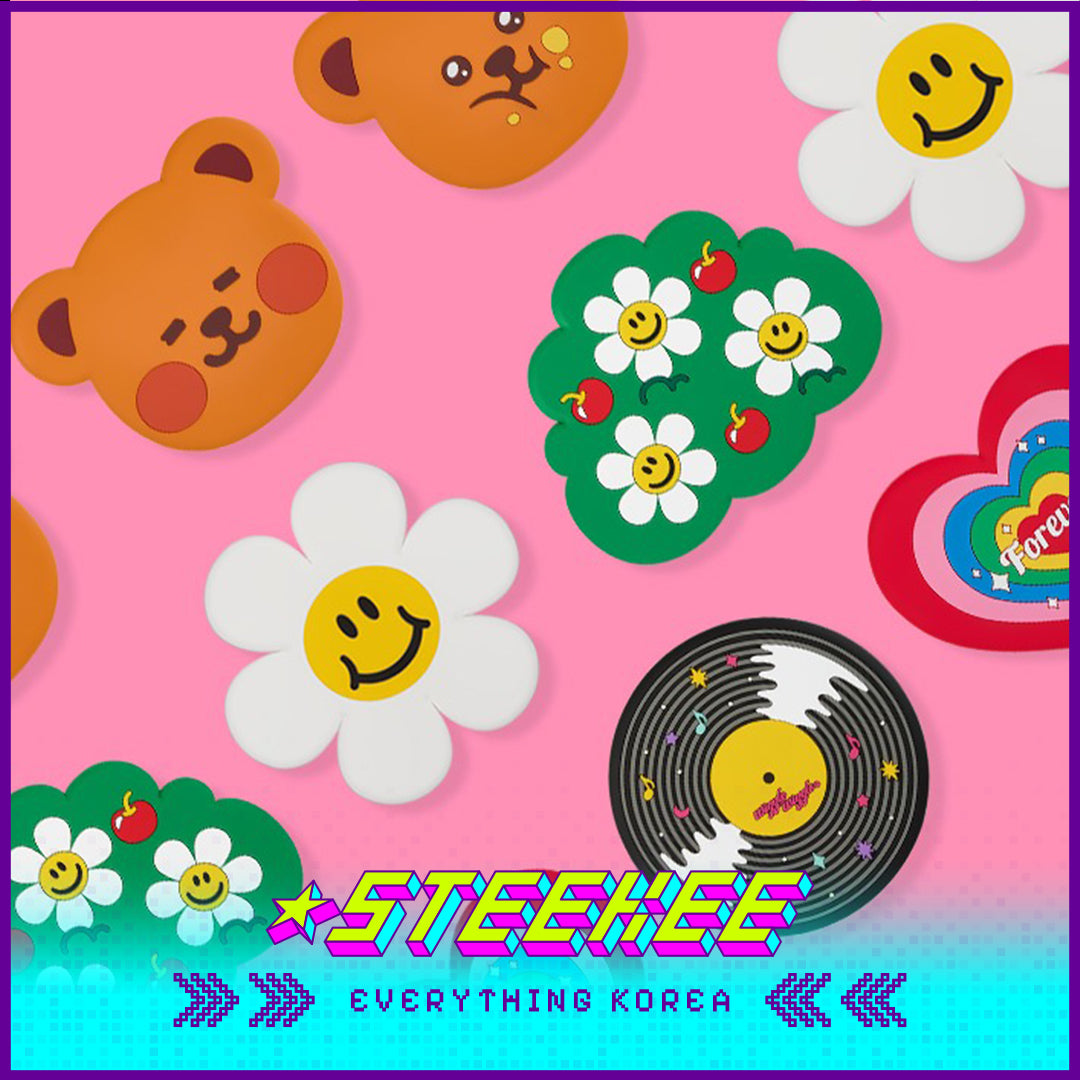 Wiggle Wiggle Cute Insulated Pot Mat Table Mat Set of 2 by Steekee Korea 4412