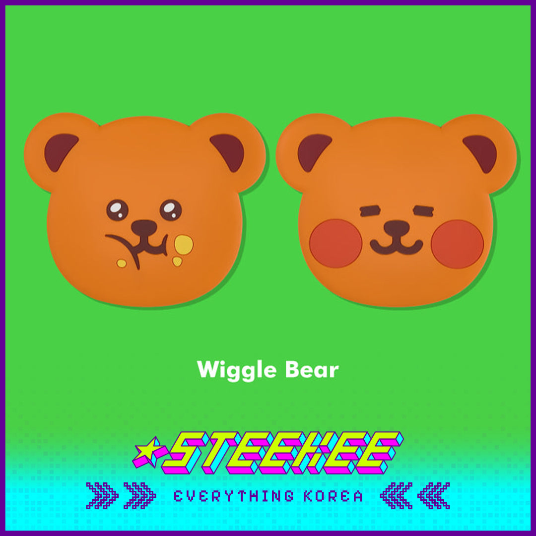 Wiggle Wiggle Cute Insulated Pot Mat Table Mat Set of 2 by Steekee Korea 4412