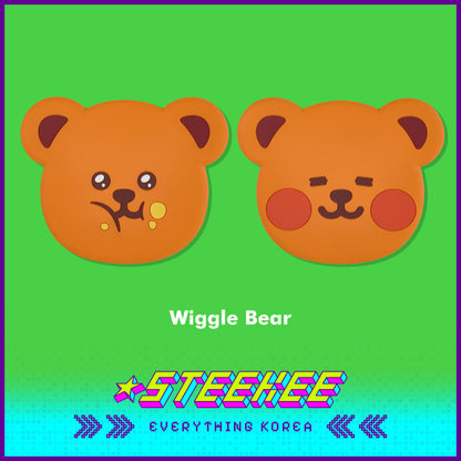 Wiggle Wiggle Cute Insulated Pot Mat Table Mat Set of 2 by Steekee Korea 4412