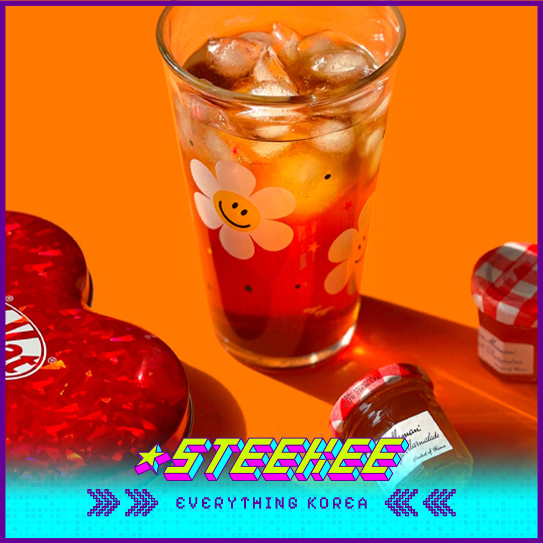 Wiggle Wiggle X Glasslock Co-Branded Glass Cup Set of 2 by Steekee Korea 4413