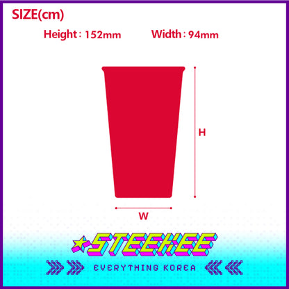 Wiggle Wiggle X Glasslock Co-Branded Glass Cup Set of 2 by Steekee Korea 4413