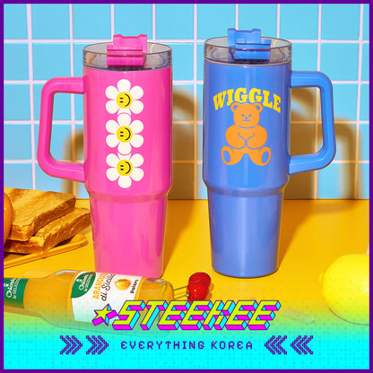 Wiggle Wiggle Large Capacity 304 Stainless Steel Thermos Cup by Steekee Korea 4414