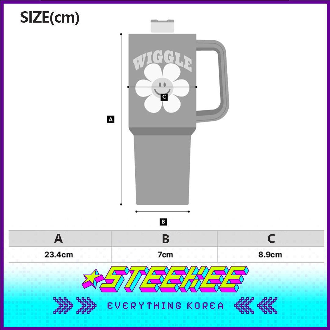 Wiggle Wiggle Large Capacity 304 Stainless Steel Thermos Cup by Steekee Korea 4414