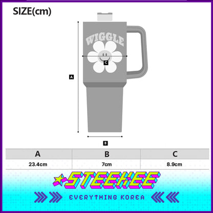 Wiggle Wiggle Large Capacity 304 Stainless Steel Thermos Cup by Steekee Korea 4414