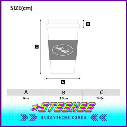 Wiggle Wiggle Eco-Friendly Degradable Bamboo Cup Water Cup by Steekee Korea 4417