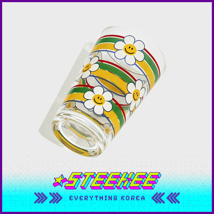 Wiggle Wiggle Retro Edition Glass Beer Cup Set of 2 by Steekee Korea 4418