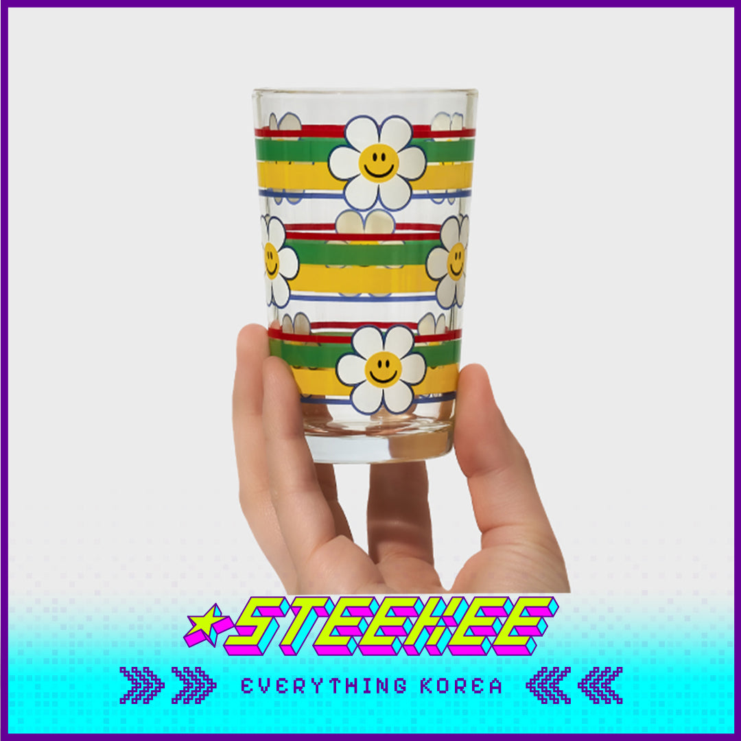 Wiggle Wiggle Retro Edition Glass Beer Cup Set of 2 by Steekee Korea 4418