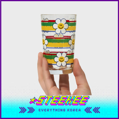 Wiggle Wiggle Retro Edition Glass Beer Cup Set of 2 by Steekee Korea 4418