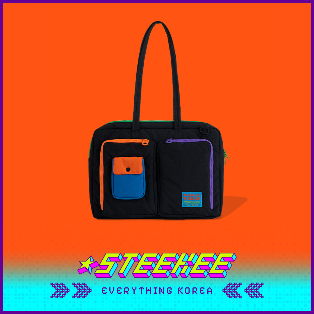 Wiggle Wiggle Black Nylon Dual-Purpose Laptop Bag 15.6-inch by Steekee Korea 4419