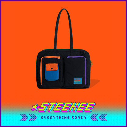 Wiggle Wiggle Black Nylon Dual-Purpose Laptop Bag 15.6-inch by Steekee Korea 4419