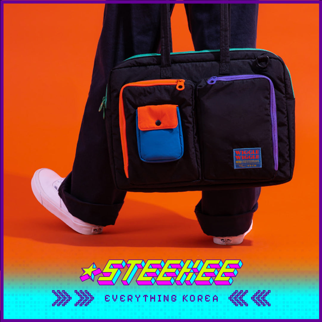 Wiggle Wiggle Black Nylon Dual-Purpose Laptop Bag 15.6-inch by Steekee Korea 4419