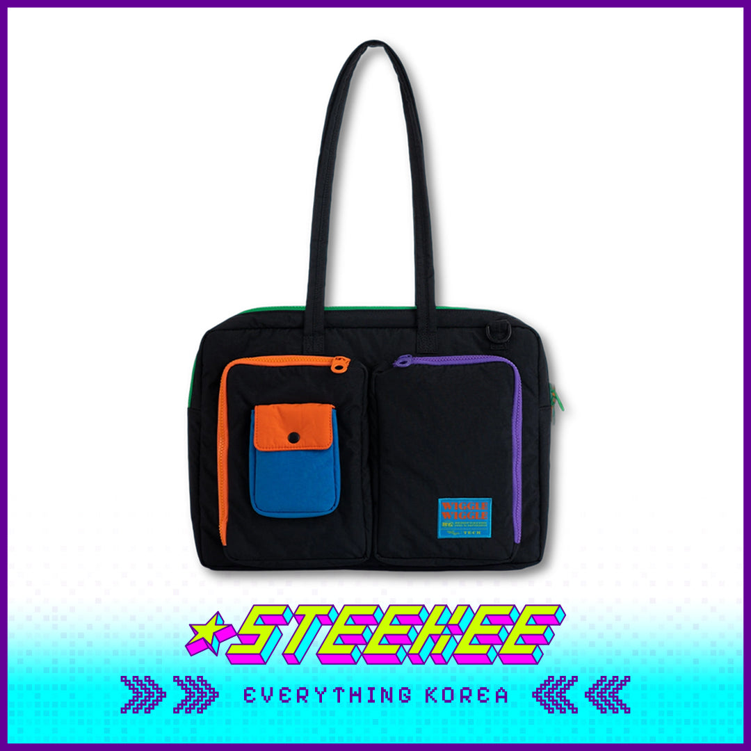 Wiggle Wiggle Black Nylon Dual-Purpose Laptop Bag 15.6-inch by Steekee Korea 4419