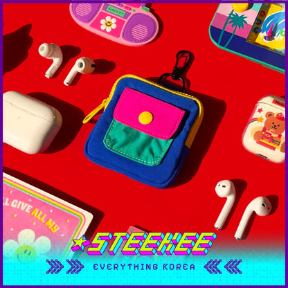 Wiggle Wiggle Nylon Earphone AirPods Protective Case Storage Bag by Steekee Korea 4420