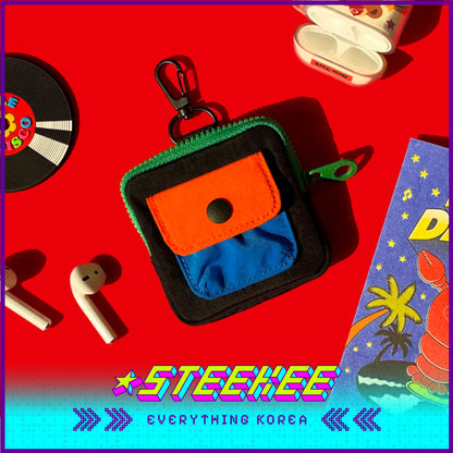 Wiggle Wiggle Nylon Earphone AirPods Protective Case Storage Bag by Steekee Korea 4420