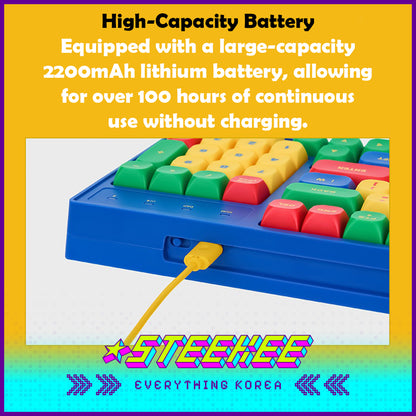 Wiggle Wiggle Contrast Color Wireless Bluetooth Keyboard by Steekee Korea 4422