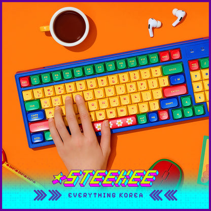 Wiggle Wiggle Contrast Color Wireless Bluetooth Keyboard by Steekee Korea 4422