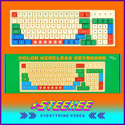 Wiggle Wiggle Contrast Color Wireless Bluetooth Keyboard by Steekee Korea 4422