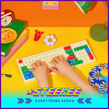 Wiggle Wiggle Contrast Color Wireless Bluetooth Keyboard by Steekee Korea 4422