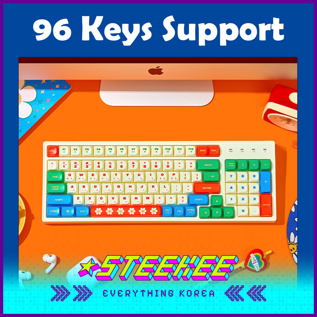 Wiggle Wiggle Contrast Color Wireless Bluetooth Keyboard by Steekee Korea 4422