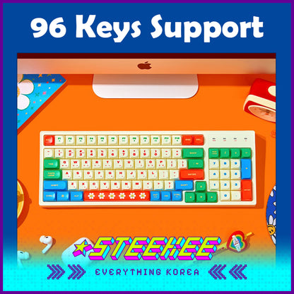 Wiggle Wiggle Contrast Color Wireless Bluetooth Keyboard by Steekee Korea 4422