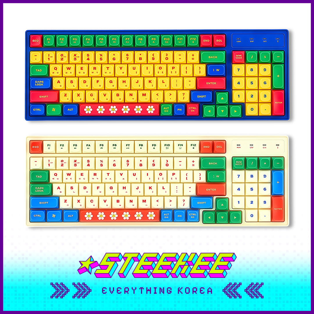 Wiggle Wiggle Contrast Color Wireless Bluetooth Keyboard by Steekee Korea 4422