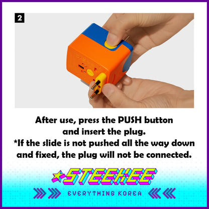 Wiggle Wiggle Color Charging Adapter Converter by Steekee Korea 4423