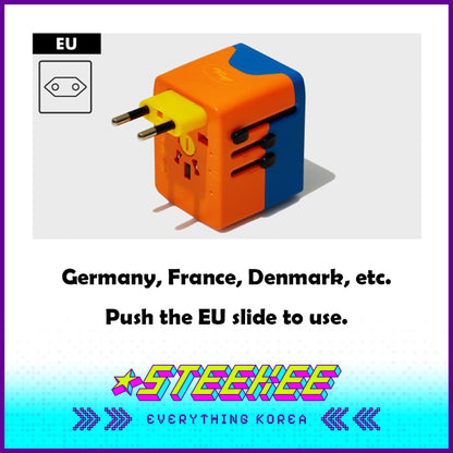 Wiggle Wiggle Color Charging Adapter Converter by Steekee Korea 4423