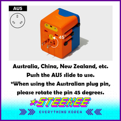 Wiggle Wiggle Color Charging Adapter Converter by Steekee Korea 4423