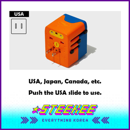 Wiggle Wiggle Color Charging Adapter Converter by Steekee Korea 4423