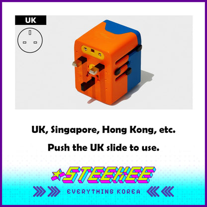 Wiggle Wiggle Color Charging Adapter Converter by Steekee Korea 4423