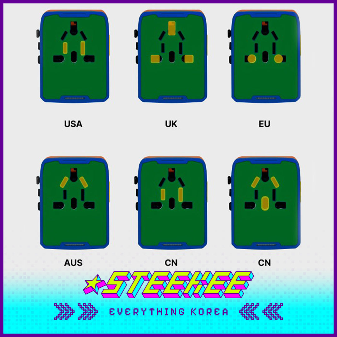 Wiggle Wiggle Color Charging Adapter Converter by Steekee Korea 4423