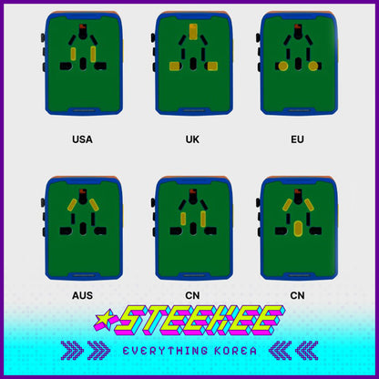 Wiggle Wiggle Color Charging Adapter Converter by Steekee Korea 4423