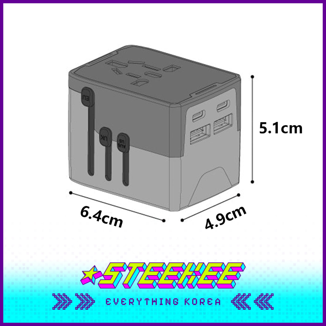 Wiggle Wiggle Color Charging Adapter Converter by Steekee Korea 4423