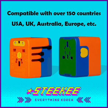 Wiggle Wiggle Color Charging Adapter Converter by Steekee Korea 4423