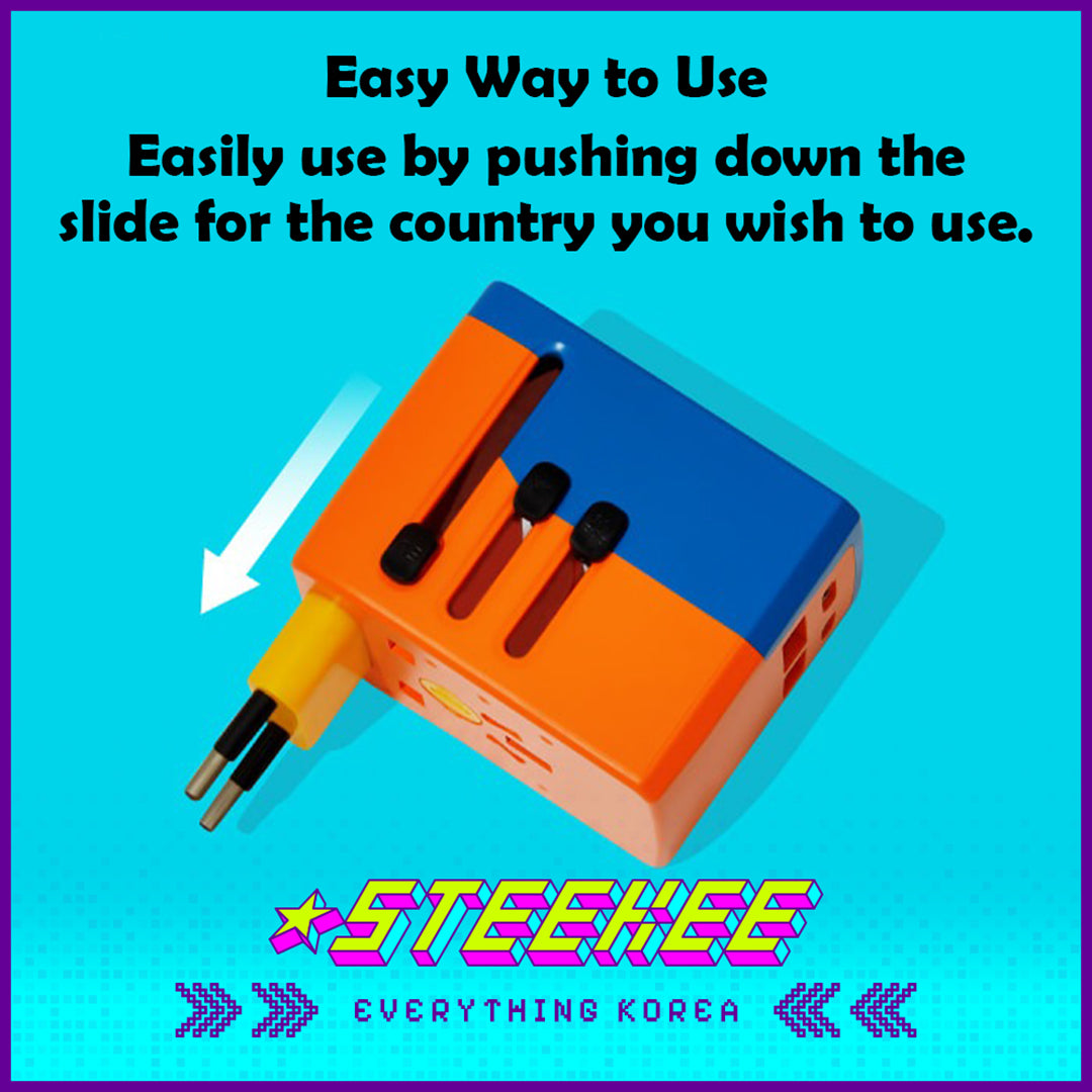Wiggle Wiggle Color Charging Adapter Converter by Steekee Korea 4423