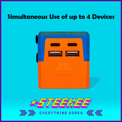 Wiggle Wiggle Color Charging Adapter Converter by Steekee Korea 4423