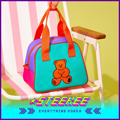 Wiggle Wiggle Colorful Portable Insulated Lunch Bag by Steekee Korea 4424