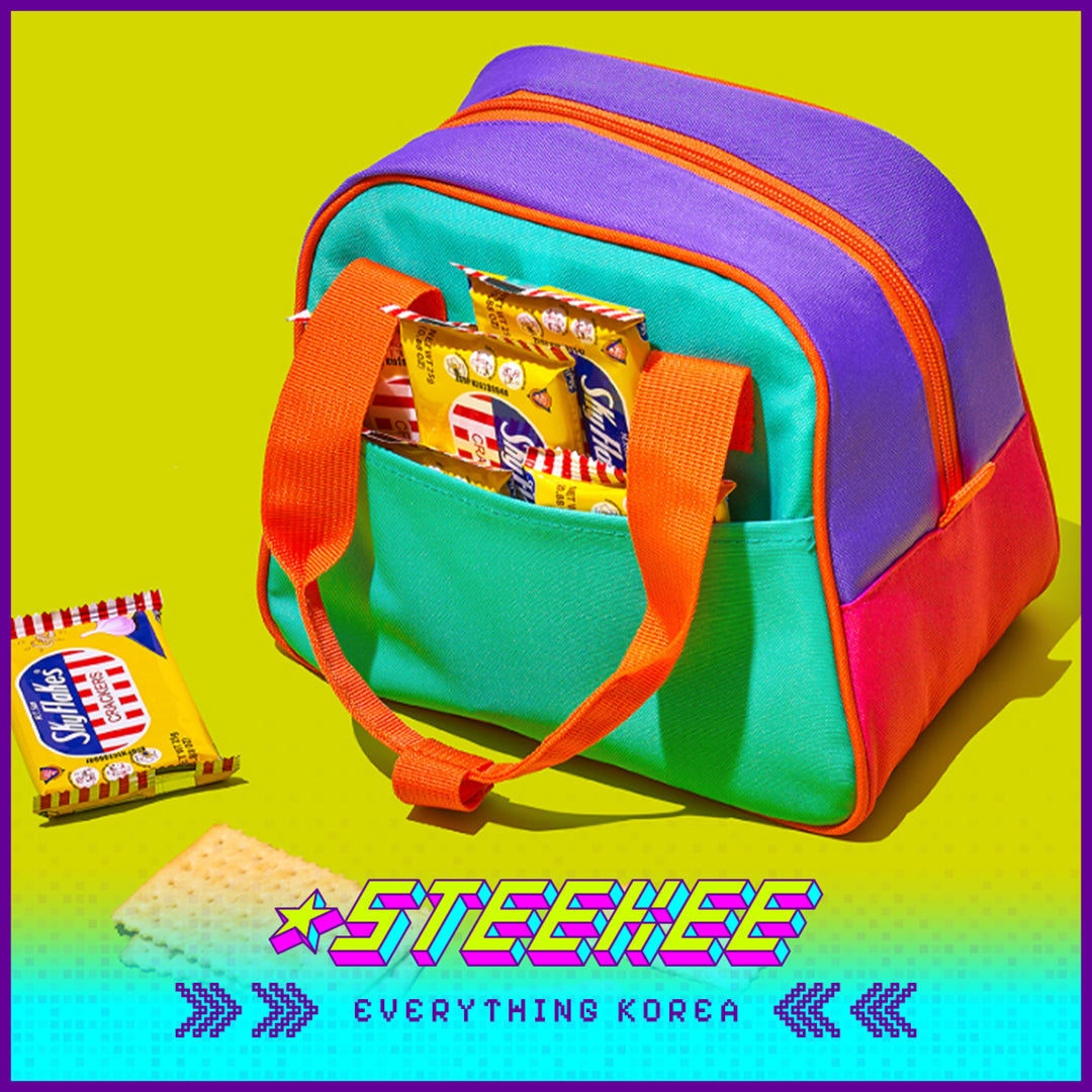 Wiggle Wiggle Colorful Portable Insulated Lunch Bag by Steekee Korea 4424