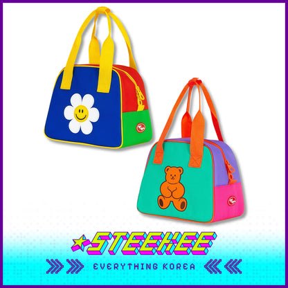 Wiggle Wiggle Colorful Portable Insulated Lunch Bag by Steekee Korea 4424