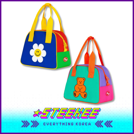Wiggle Wiggle Colorful Portable Insulated Lunch Bag by Steekee Korea 4424