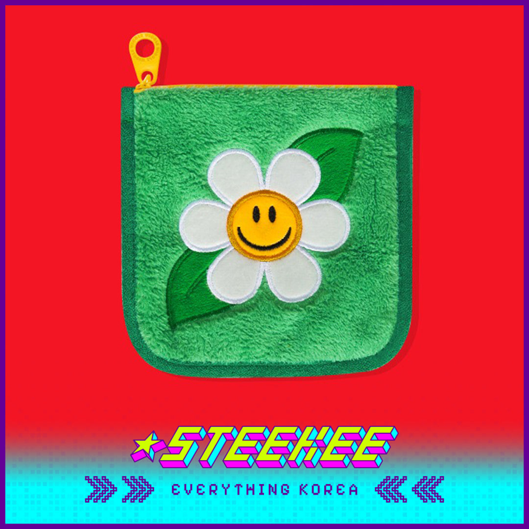 Wiggle Wiggle Cute Embroidered Earphone Bag Cosmetic Bag Coin Purse Key Bag Storage Bag by Steekee Korea 4425