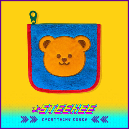 Wiggle Wiggle Cute Embroidered Earphone Bag Cosmetic Bag Coin Purse Key Bag Storage Bag by Steekee Korea 4425