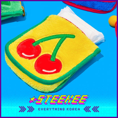 Wiggle Wiggle Cute Embroidered Earphone Bag Cosmetic Bag Coin Purse Key Bag Storage Bag by Steekee Korea 4425