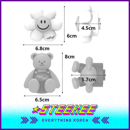 Wiggle Wiggle Car Air Vent Long-Lasting Light Fragrance Car Aromatherapy by Steekee Korea 4426