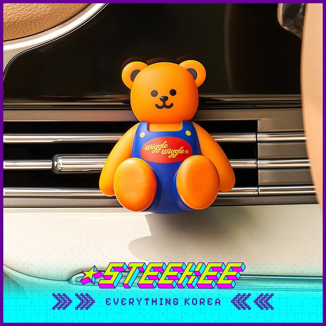 Wiggle Wiggle Car Air Vent Long-Lasting Light Fragrance Car Aromatherapy by Steekee Korea 4426