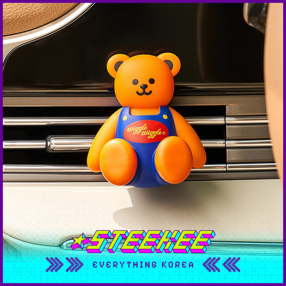 Wiggle Wiggle Car Air Vent Long-Lasting Light Fragrance Car Aromatherapy by Steekee Korea 4426