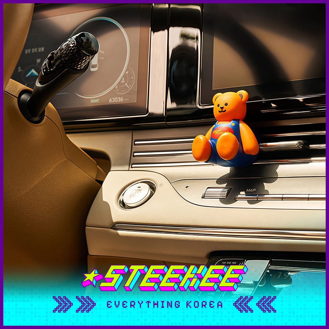 Wiggle Wiggle Car Air Vent Long-Lasting Light Fragrance Car Aromatherapy by Steekee Korea 4426