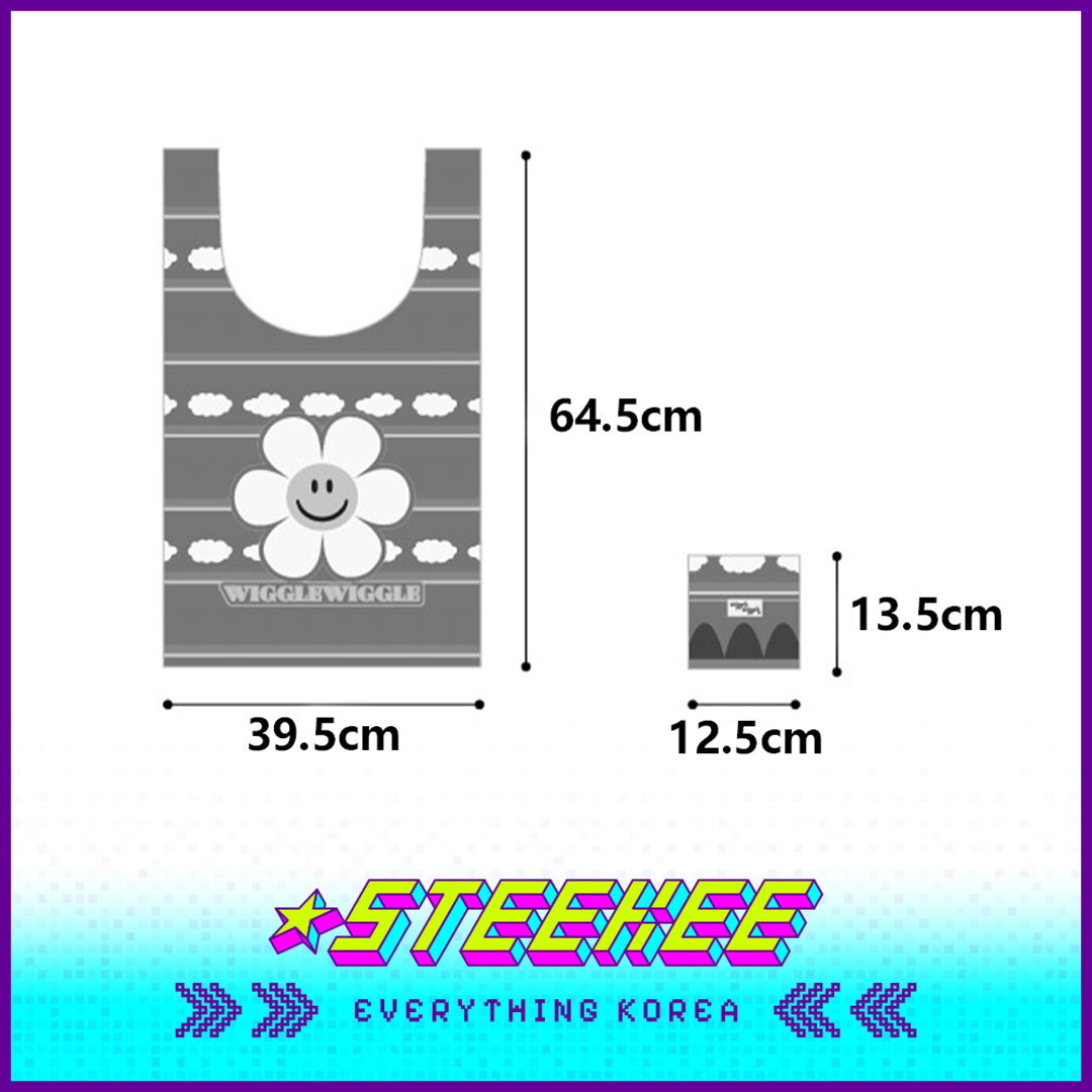 Wiggle Wiggle Foldable Eco-Friendly Portable Large Capacity Multi-Functional Shopping Bag Picnic Bag by Steekee Korea 4427